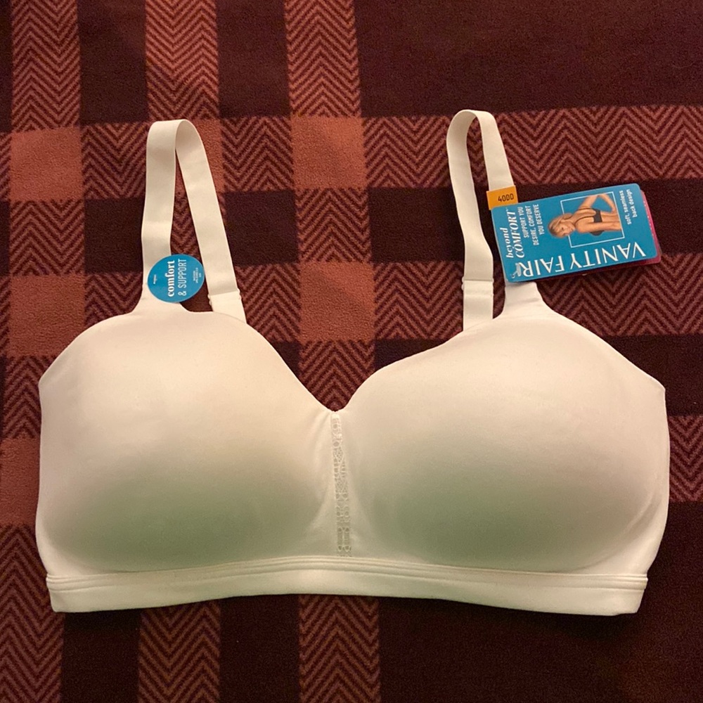 Vanity Fair White 40 DD Beyond Comfort Full Coverage Bra NWT